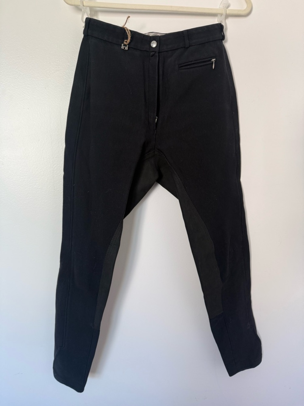 Black Ribbed Full Seat Pikeur Breeches